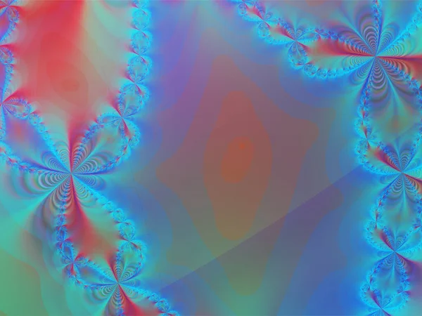 Motif Bleu Rouge Décoratif Lumineux Fond Abstrait Design — Image vectorielle
