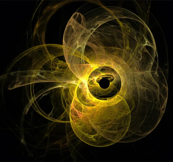 Ілюстрація Системи Зірок Жовтого Космосу Кольорової Графіки Фону — стоковий вектор