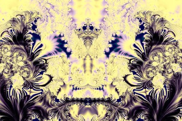 Motif Jaune Violet Décoratif Lumineux Fond Abstrait Design — Image vectorielle