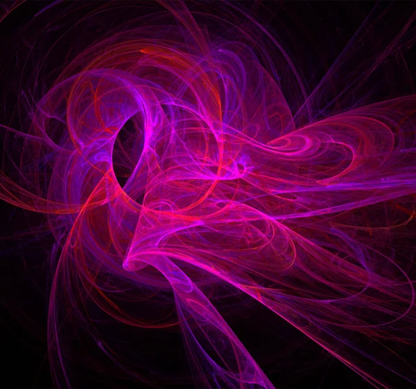 緋色の宇宙惑星系のイラストカラー画像背景 — ストックベクタ