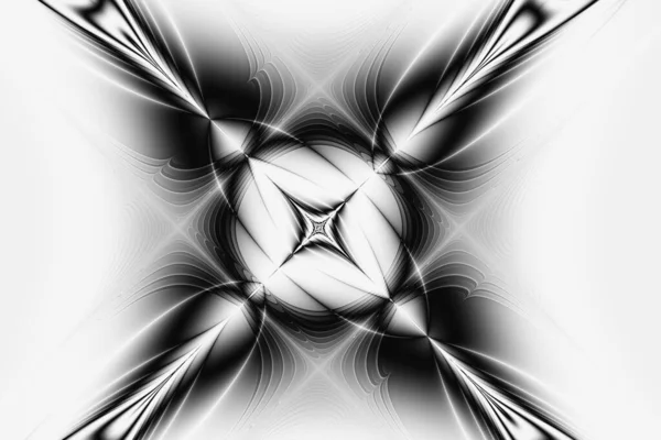 Monochrome Abstract Geometric Background Black White Graphic Illustration Design — 图库矢量图片