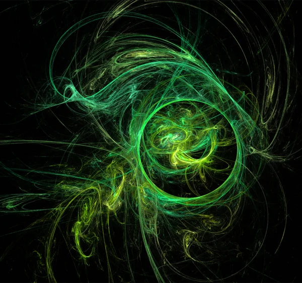 Illustration Espace Vert Planète Étoile Système Graphiques Couleur Fond — Image vectorielle