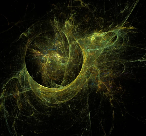 Yeşil uzay gezegen sistemi, renk grafikleri, arkaplan