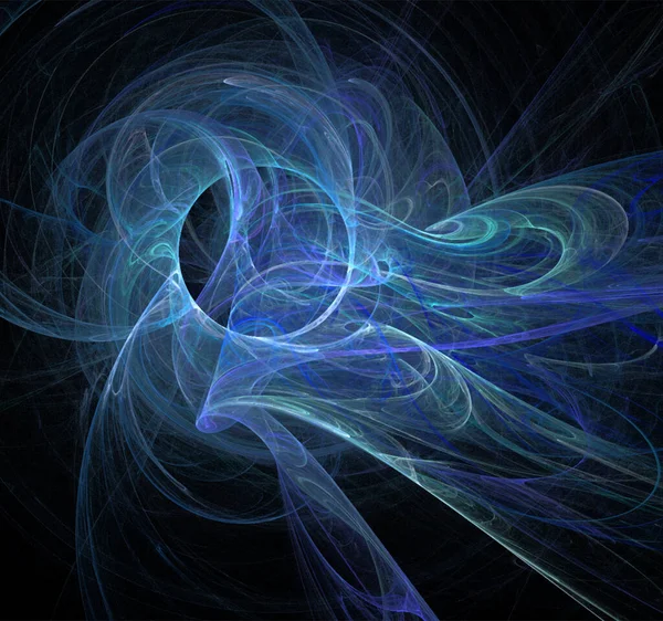 青い宇宙惑星系 色のグラフィック 背景のイラスト — ストックベクタ