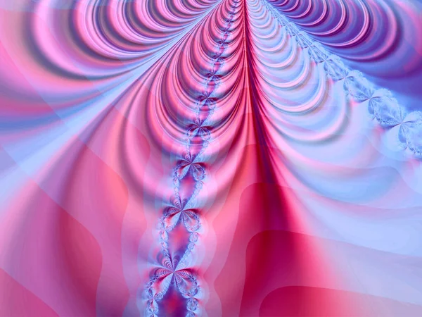 明るい装飾的な青赤のパターン抽象的な背景デザイン — ストックベクタ