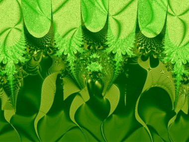 yeşil sarı soyut çizgi çizimi, dijital grafik, arkaplan, tasarım