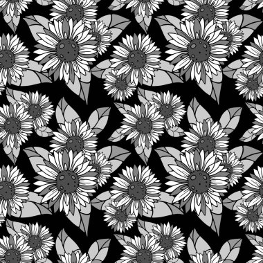 Siyah arka plan, doku ve tasarım üzerinde büyük gri-beyaz cilt yüzeyi parlak desenli.