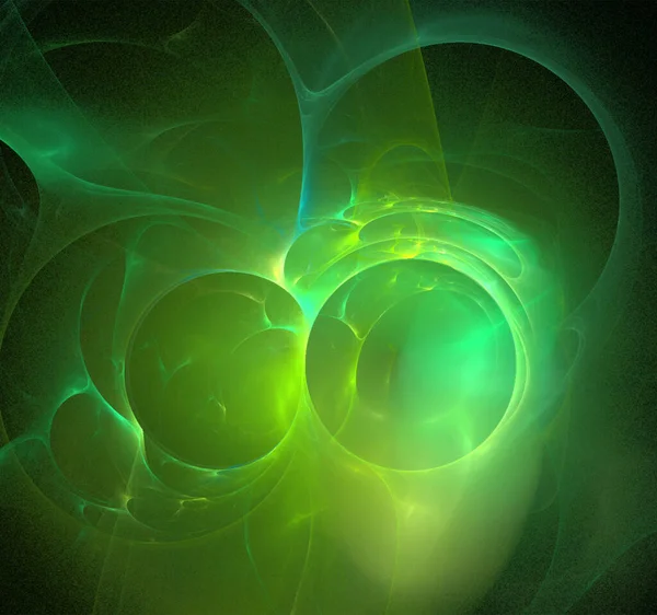 Жовтий Зелений Абстрактний Малюнок Чорному Тлі Кольорова Цифрова Графіка Дизайн — стоковий вектор