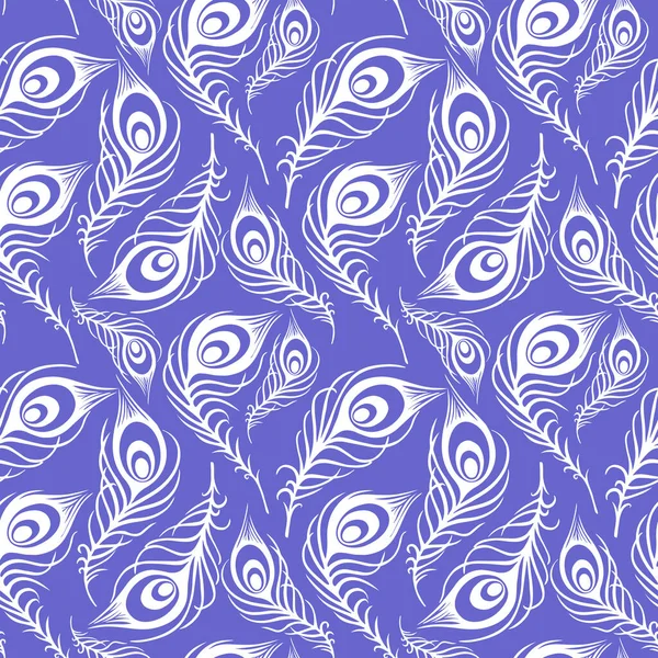 Helles Nahtloses Muster Aus Blau Violetten Und Schwarz Weißen Schmetterlingen — Stockvektor