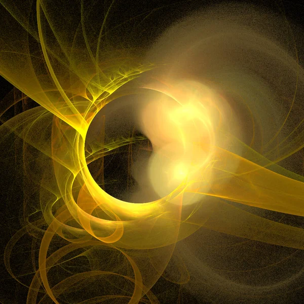 Жовтий Абстрактний Лінійний Візерунок Чорному Тлі Шпалери Дизайн — стоковий вектор