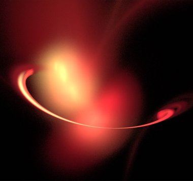 Siyah arkaplan, duvar kağıdı, tasarım üzerine soyut sarı-turuncu çizim doğrusal