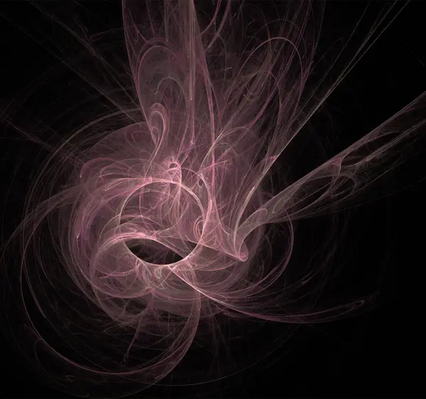 Розовый Абстрактный Сферический Линейный Узор Черном Фоне Обои Дизайн — стоковый вектор