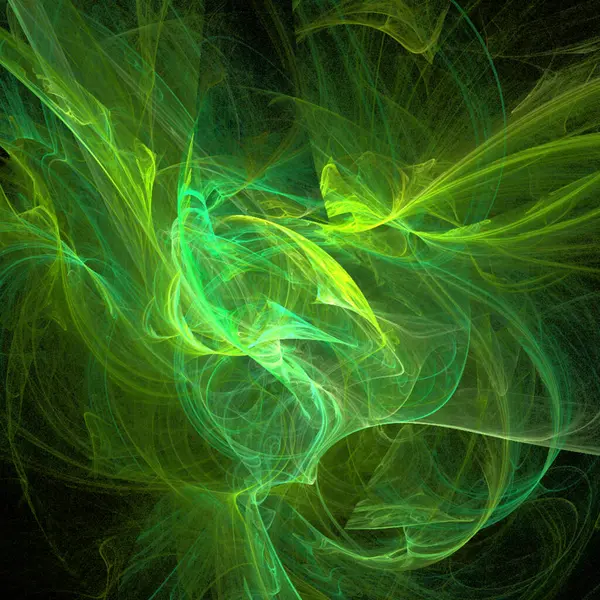 Siyah arkaplan, tasarım, arkaplan üzerinde soyut sarı-yeşil desen