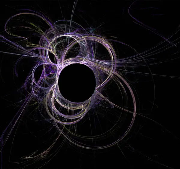 Siyah arkaplanda sarı mavi soyut desen, duvar kağıdı, tasarım