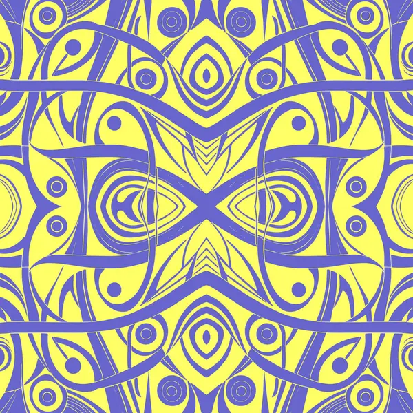 Basit, pürüzsüz, soyut mavi ve sarı desen, doku.