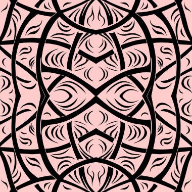 Basit, pürüzsüz, soyut pembe ve siyah desen, doku.