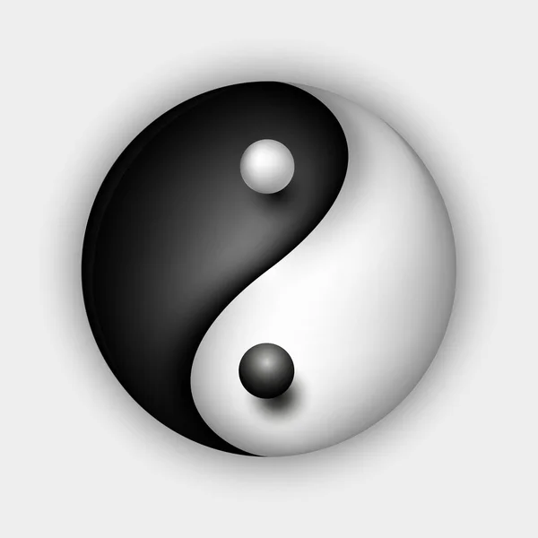 Symbol Yin Yang Ilustracja Wektora — Wektor stockowy