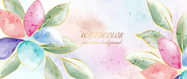 stock vector Abstract art design watercolor, modern creative illustrations. Vector.