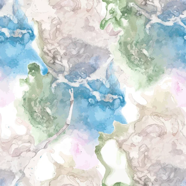 Abstrakter Hintergrund Marmor Textur Aquarell Vektorillustration — Stockvektor