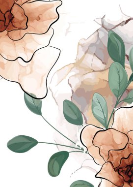 Modern yaratıcı çizimin soyut sanat tasarımı. Vektör.