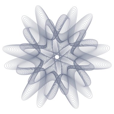 Soyut geometrik şekil. vektör illüstrasyonu