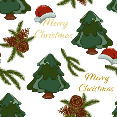 Kusursuz desenli Mutlu Noeller. Modern yaratıcılık geçmişi. Vektör illüstrasyonu.