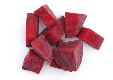 Pancar dilimlenmiş beyaz arkaplanda izole 