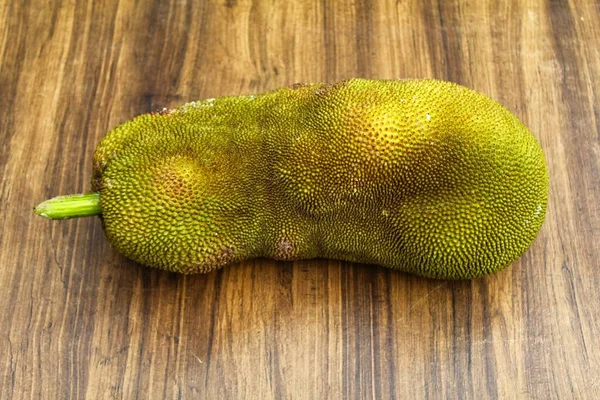Jackfruit Sfondo Legno — Foto Stock