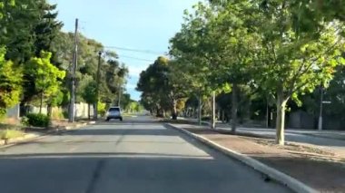 Araç POV, manzaralı yol, Adelaide Güney Avustralya. Yüksek kalite 4k görüntü