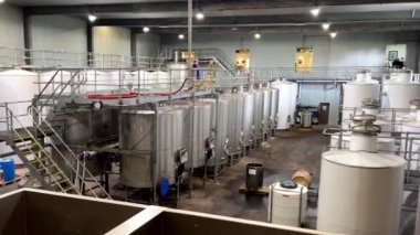 Şarap yapma ekipmanı. Yüksek kalite 4k görüntü