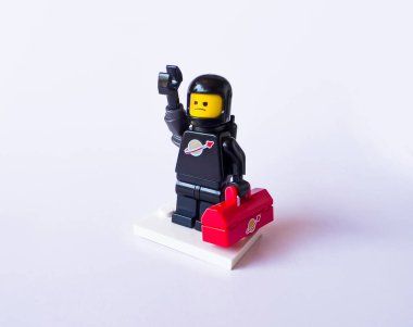 Siyah Astronot Oyuncağı. Yüksek kalite fotoğraf