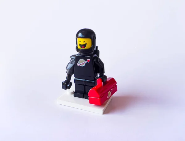 Чёрная Игрушка Астронавта Высокое Качество Фото — стоковое фото