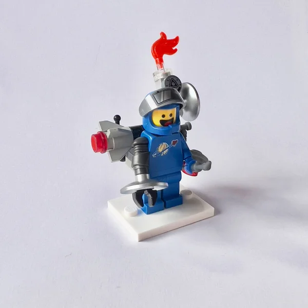 Modrý Astronaut Toy Kvalitní Fotografie — Stock fotografie