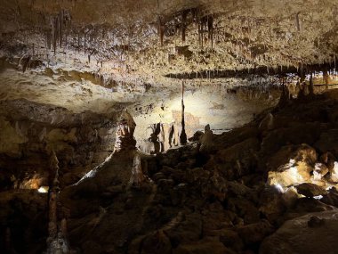 Güney Avustralya 'daki Naracoorte Mağaraları. Yüksek kalite fotoğraf
