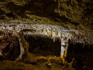Güney Avustralya 'daki Naracoorte Mağaraları. Yüksek kalite fotoğraf