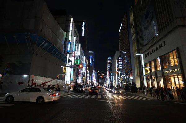 在东京的银座高质量的照片 — 图库照片