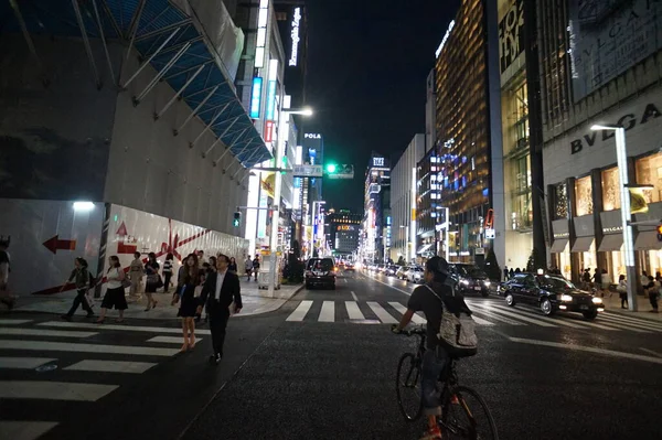 Ginza Tokyo Högkvalitativt Foto — Stockfoto
