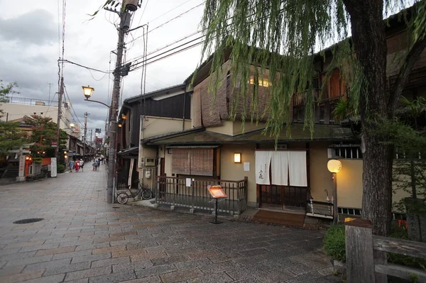 Kjótská Ulice Japonsko Kvalitní Fotografie — Stock fotografie
