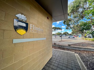 Flinders Üniversitesi Güney Avustralya 'nın Adelaide şehrinde bulunan bir devlet üniversitesidir. 29 Ekim 'de. 2022 yılı. Yüksek kalite fotoğraf