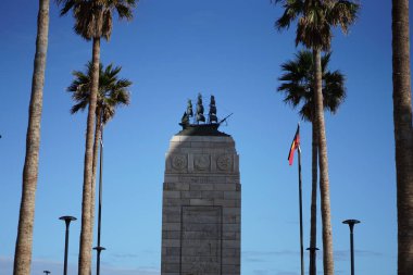 Adelaide City 'deki GLENELG plajı. Yüksek kalite fotoğraf