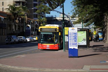 Adelaide City 'deki GLENELG plajı. Yüksek kalite fotoğraf