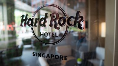 SINGAPORE - 12 OCT, 2016: Hard Rock Hotel Sentosa... yüksek kaliteli fotoğraf