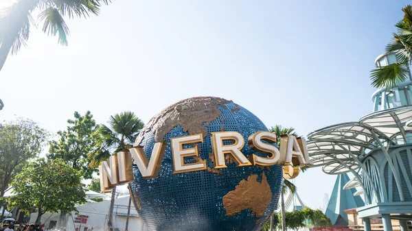 Universal Studio Icon Sign Singapur Jan 2019 Jan 2019 Hochwertiges — Stockfoto