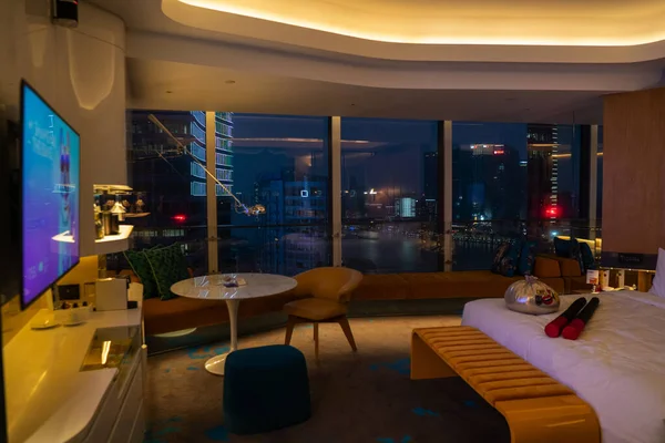Luxury Modern Hotel Room High Quality Photo — Stock Photo, Image