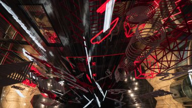 Neon soyut arka plan kavramı. Yüksek kalite fotoğraf