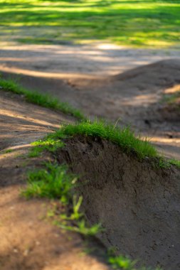 Detaylar ekstrem bir parkta çekildi. Yüksek kalite fotoğraf