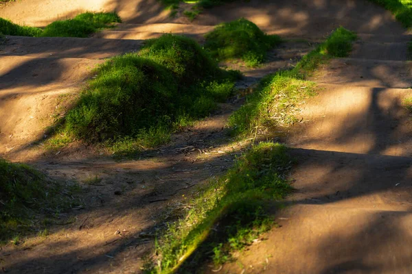 Детальний Знімок Екстремальному Парку Їзди Високоякісна Фотографія — стокове фото