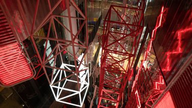 Neon soyut arka plan kavramı. Yüksek kalite fotoğraf