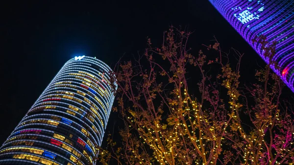 Xangai China Novembro 2022 Piscina Edifício Hotel Fora Foto Alta — Fotografia de Stock