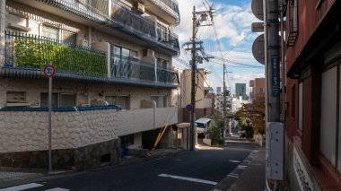 Kyoto Japonya 'daki Japon evi. Yüksek kalite fotoğraf